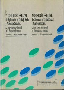 VII Congreso Estatal de Trabajo Social (Barcelona)