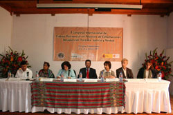 II Congreso mundial de trabajo psicosocial en procesos de exhumación, desaparición forzada, justicia y verdad