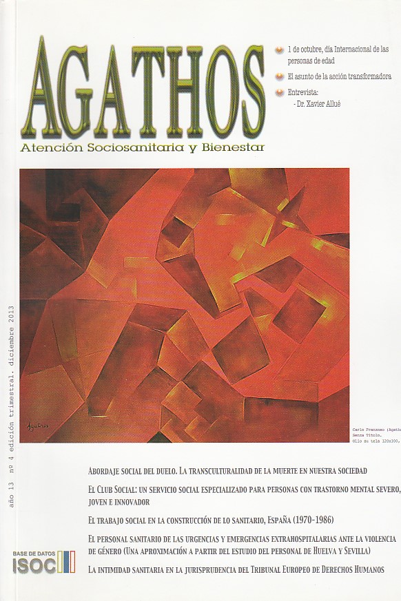 El personal sanitario de las urgencias y emergencias extrahospitalarias ante la violencia de género: una aproximación a partir del estudio del personal de Huelva y Sevilla