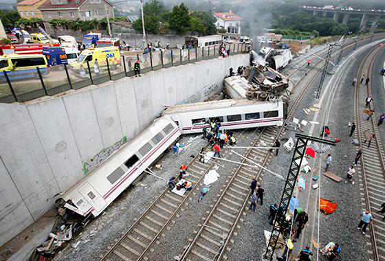 Intervención psicológica en el accidente de tren Alvia en Santiago de Compostela (I)
