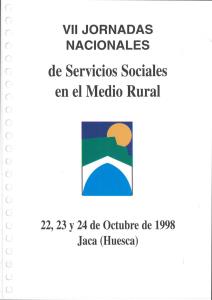 VII JORNADAS JACA (ARAGÓN), Octubre 1998