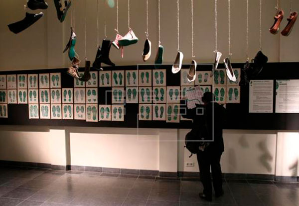 Zapatos que buscaron (y siguen buscando) personas desaparecidas por violencia